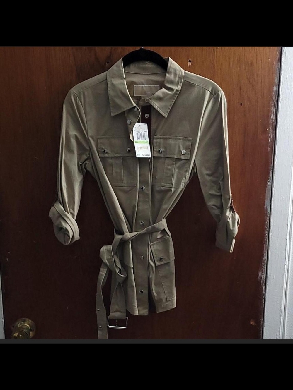 Michael Kors Women's Utility Jacket Size 4p